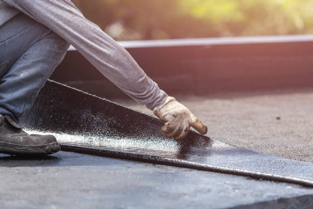 Professional Waterproofing technician working in Petersburg, IL
